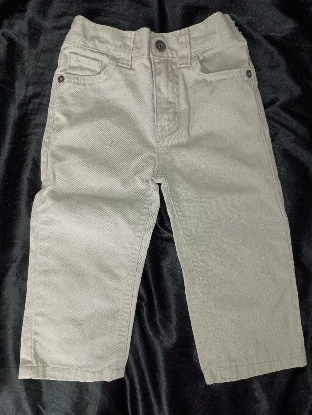 Calvin Klein khaki jeans for toddler boy size 12M pre-owned